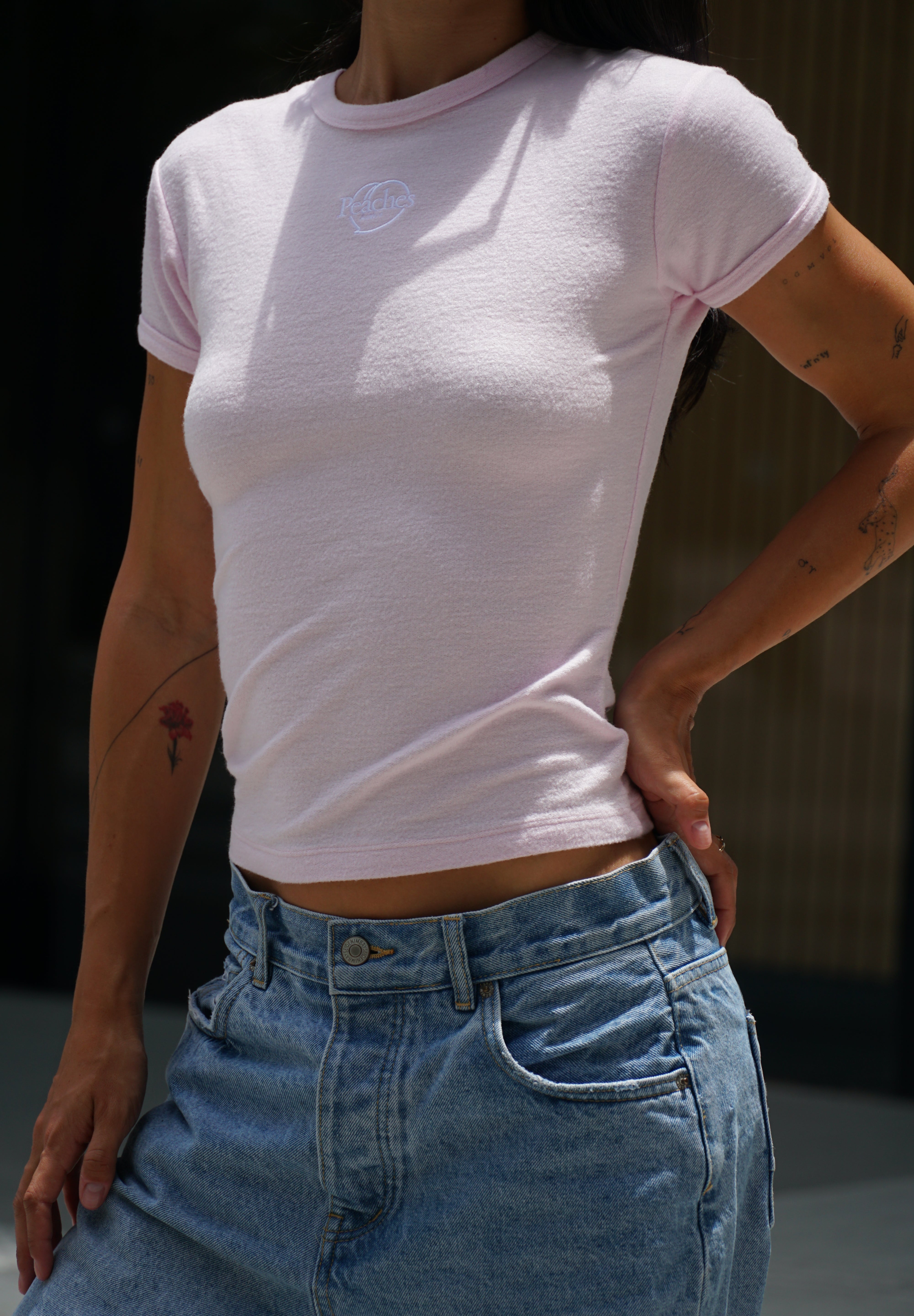 Soft Pink Baby Tee