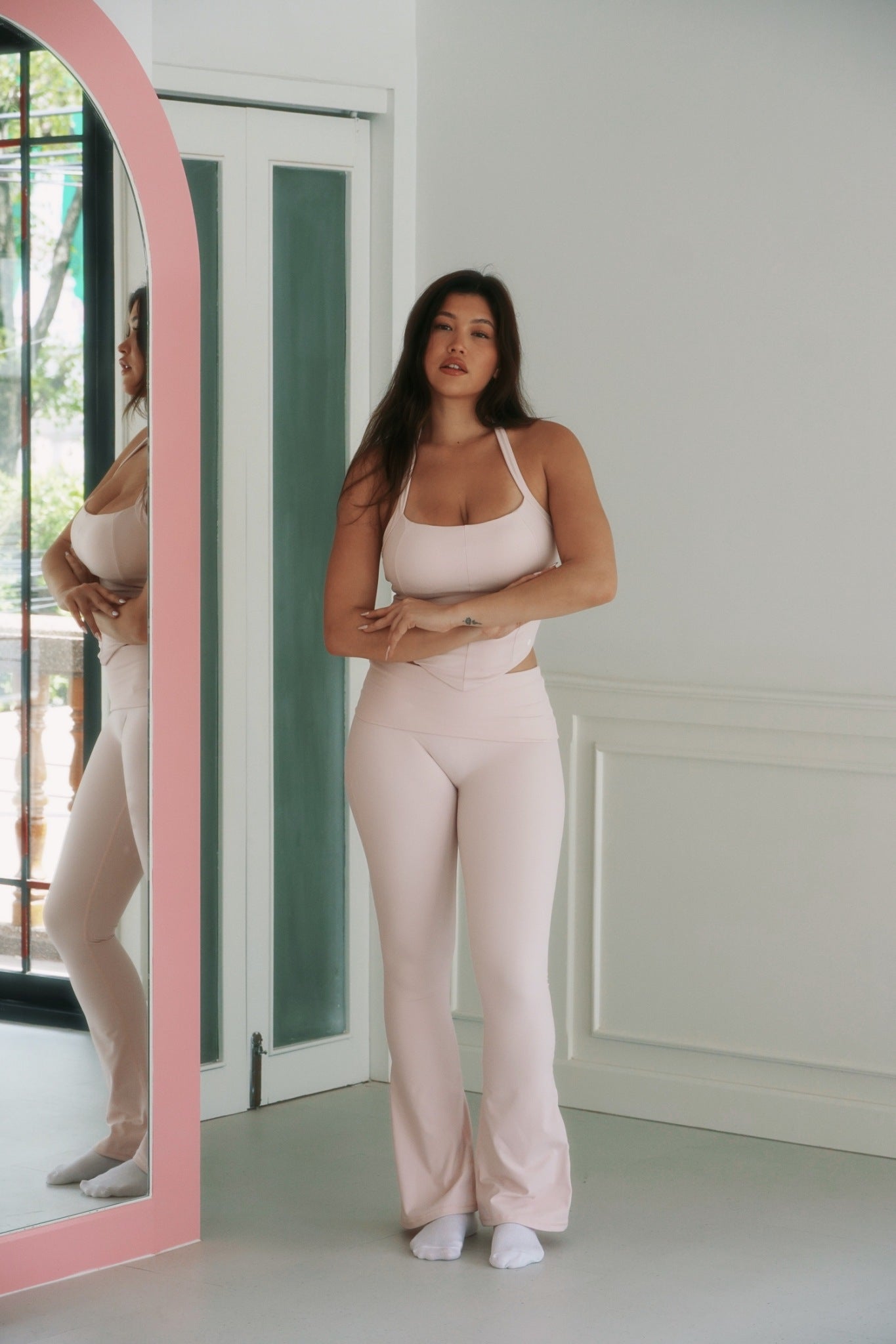 The Fold Over Flare Pants