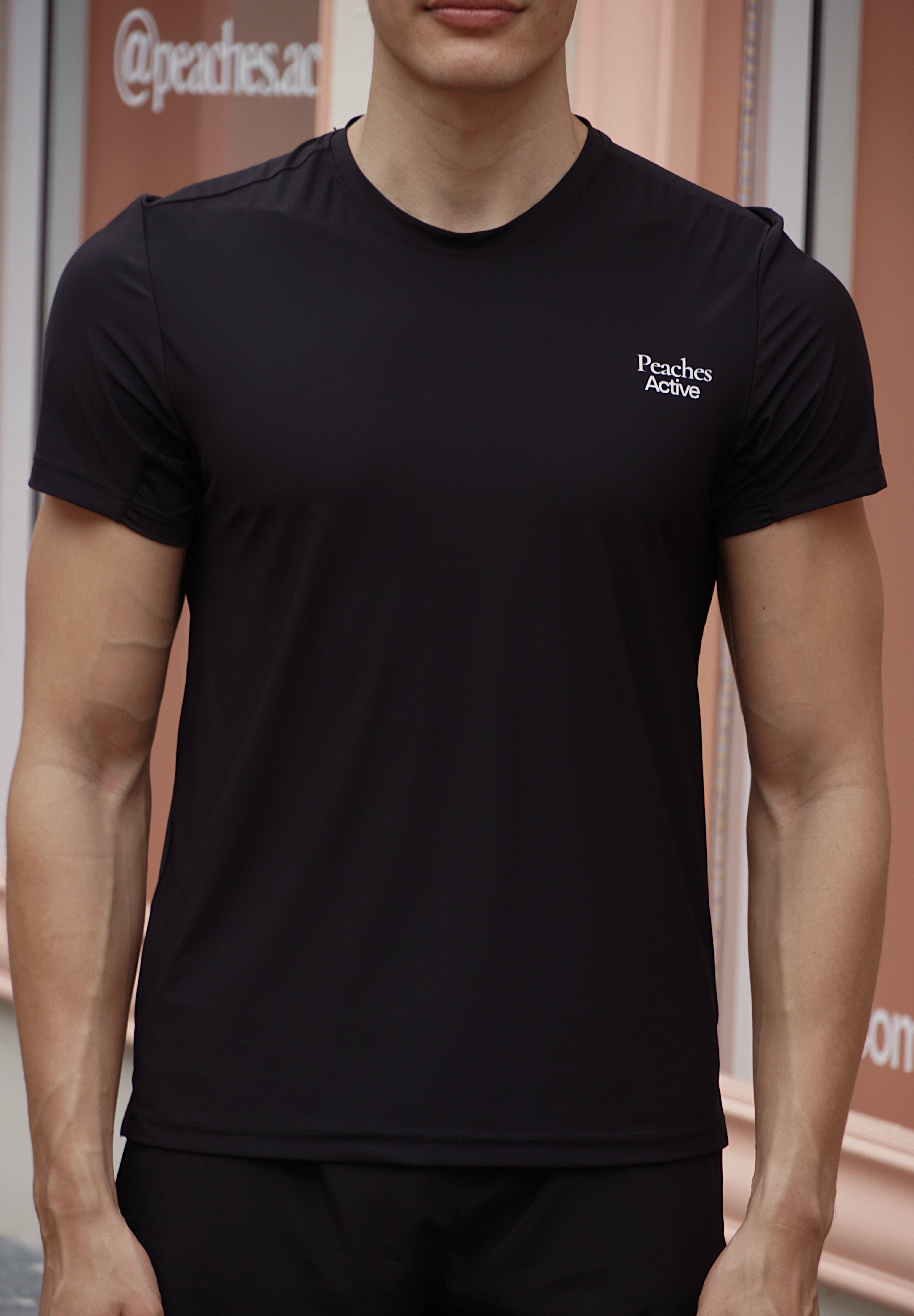 Peaches Men- Sport Crew Neck Tee