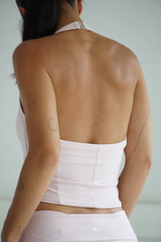 Halter V Corset Crop