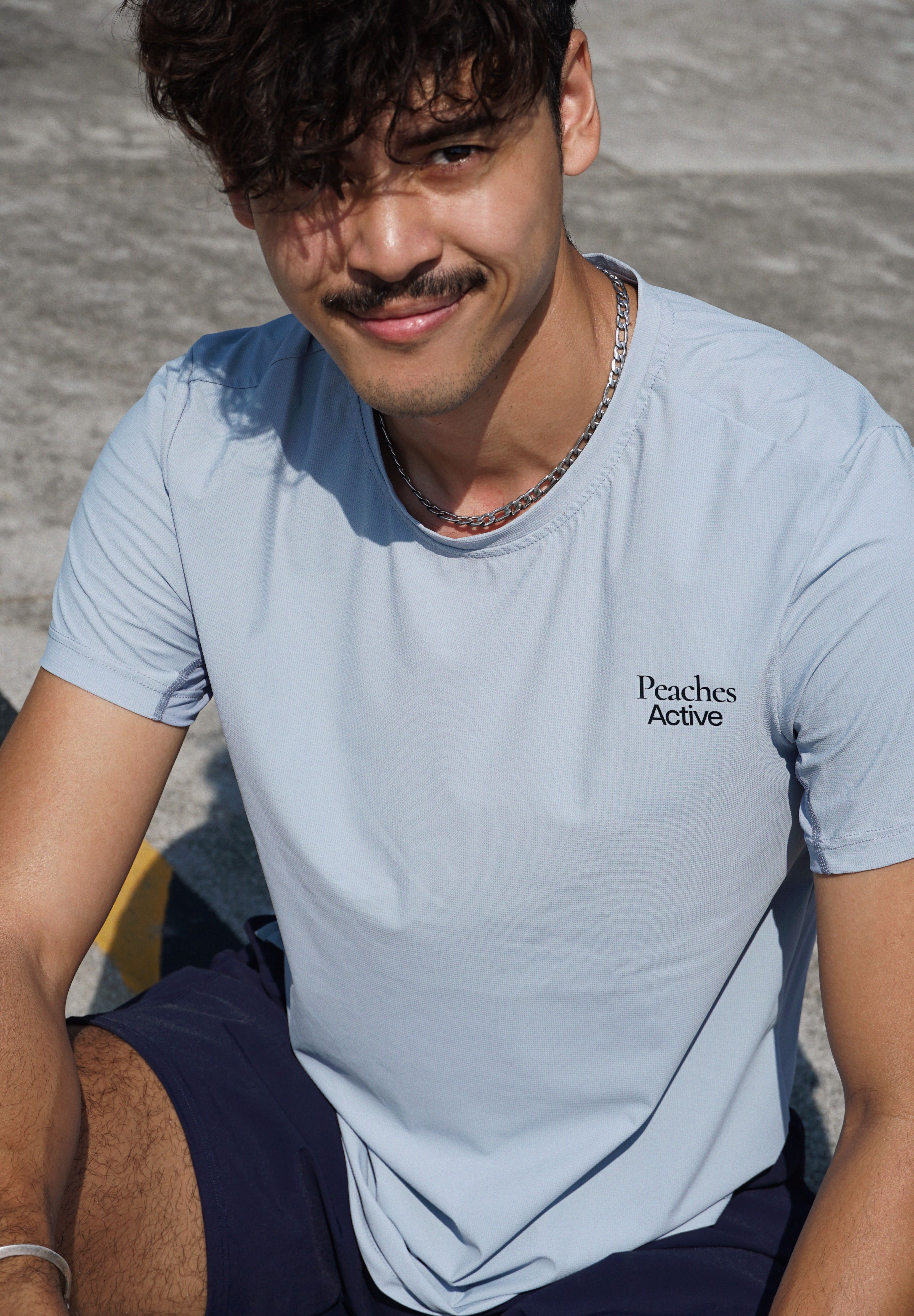 Peaches Men- Sport Crew Neck Tee