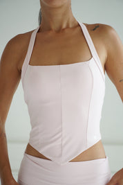 Halter V Corset Crop