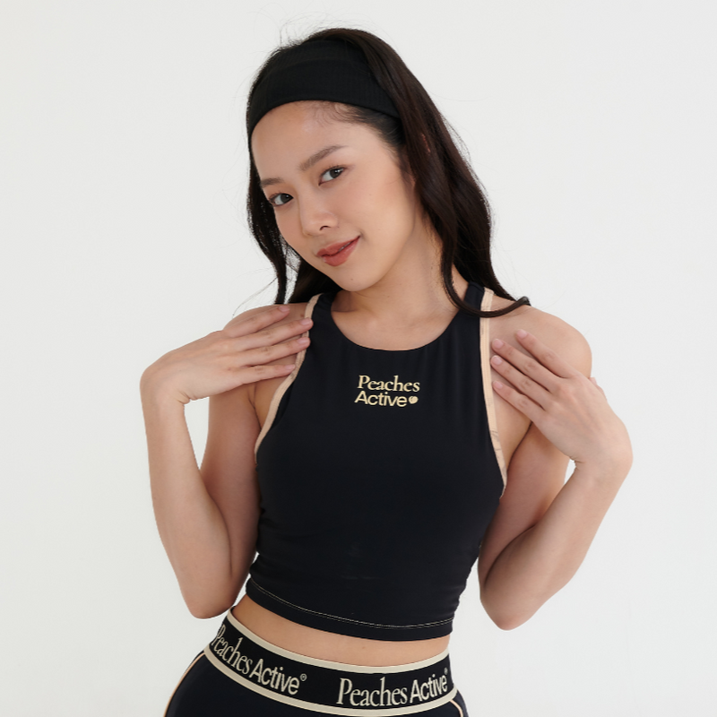 Sculpting Crop Top – 2Tone Seam