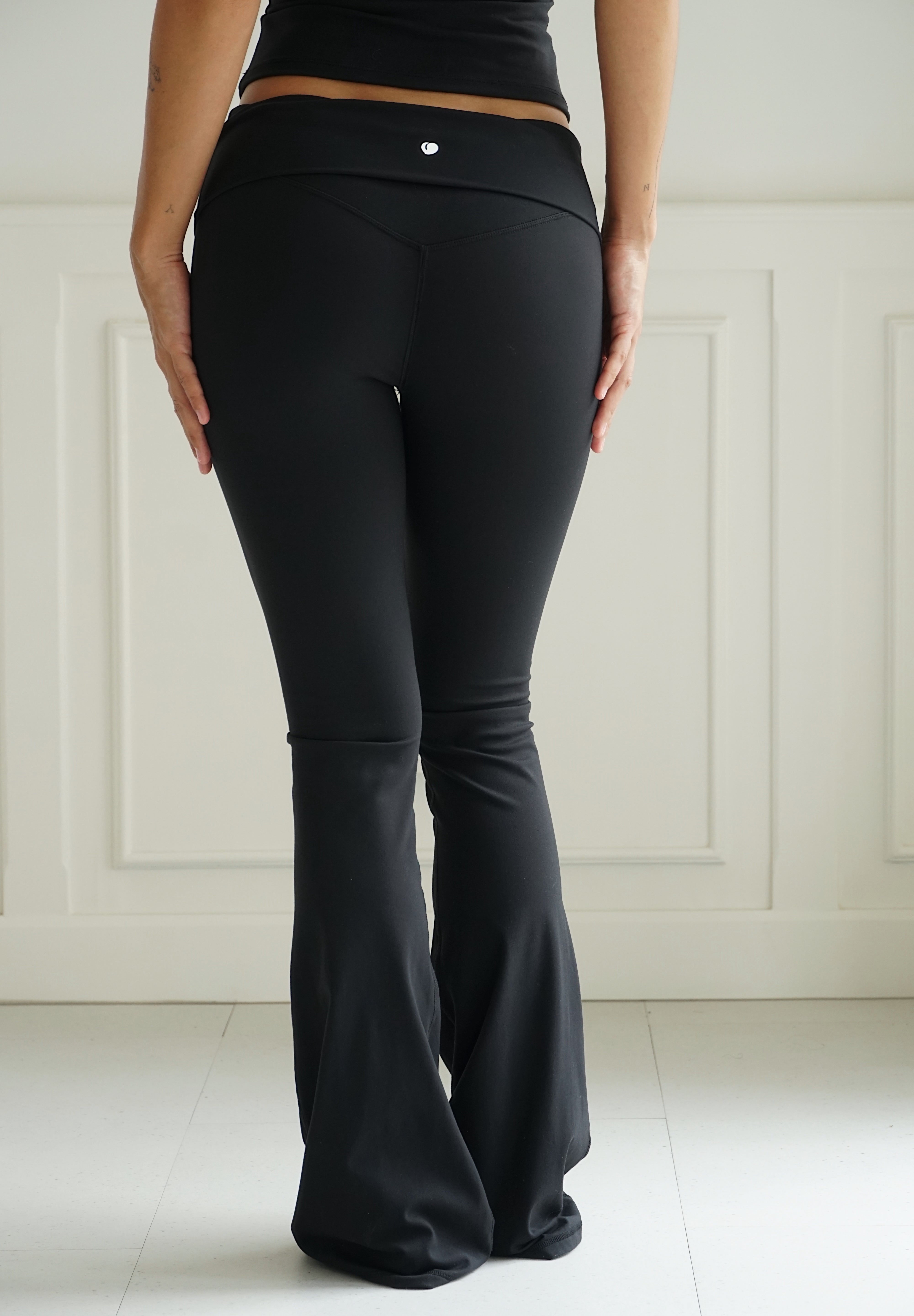 Foldover Flare Pants